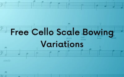 Free Cello Scale Bowing Variations