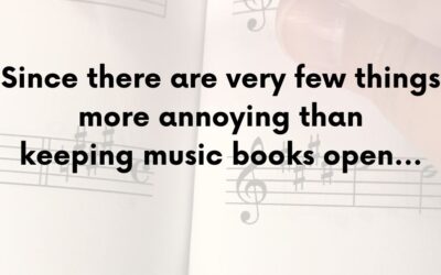 Introducing Our Newest Music Clip! Plus, Other Solutions for Keeping Pesky Music Books Open!