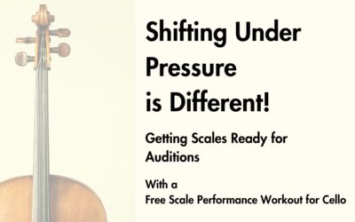 Shifting Under Pressure is Different: Free Cello Scale Performance Workout